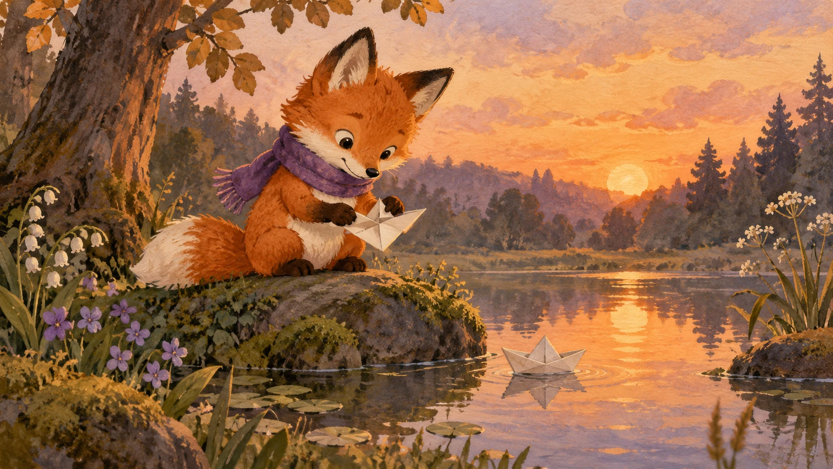Plan a Crayon Picture-Book Animation with Stable Texture